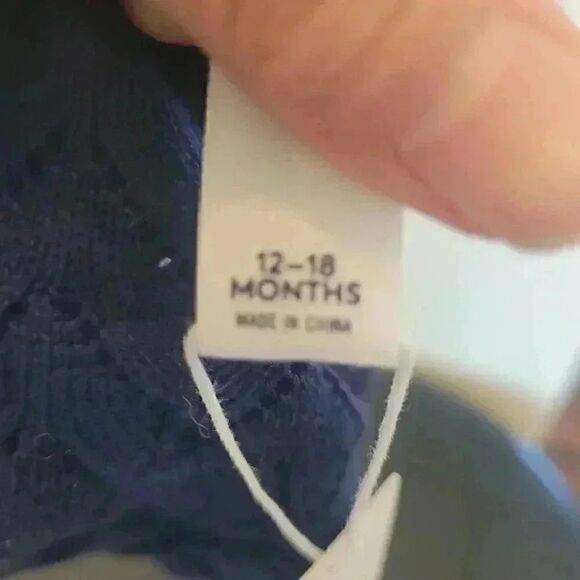 𝅺Janie and Jack Unisex Navy Soft Knit Beanie Hat NEW NWT - Picture 4 of 6